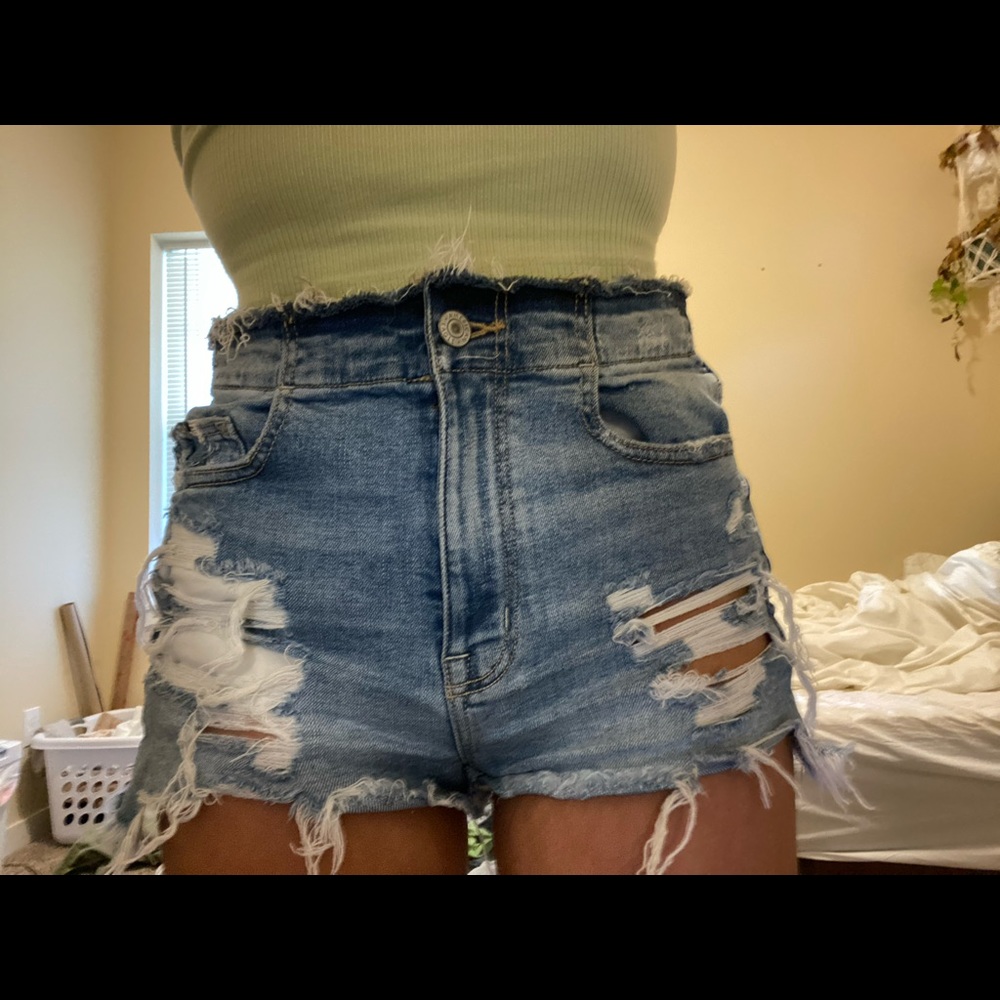 High rise shorts